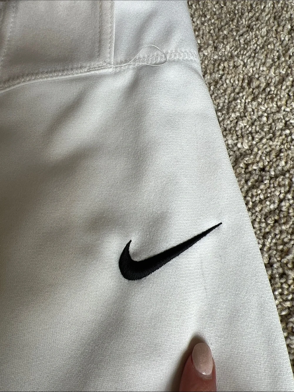Nike Men’s White Baseball Pants with Black Stripe XS 2 pairs - Picture 15 of 16